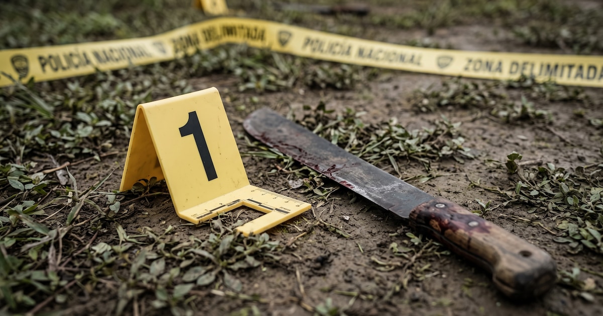Cinta de zona delimitada y marcador de evidencia